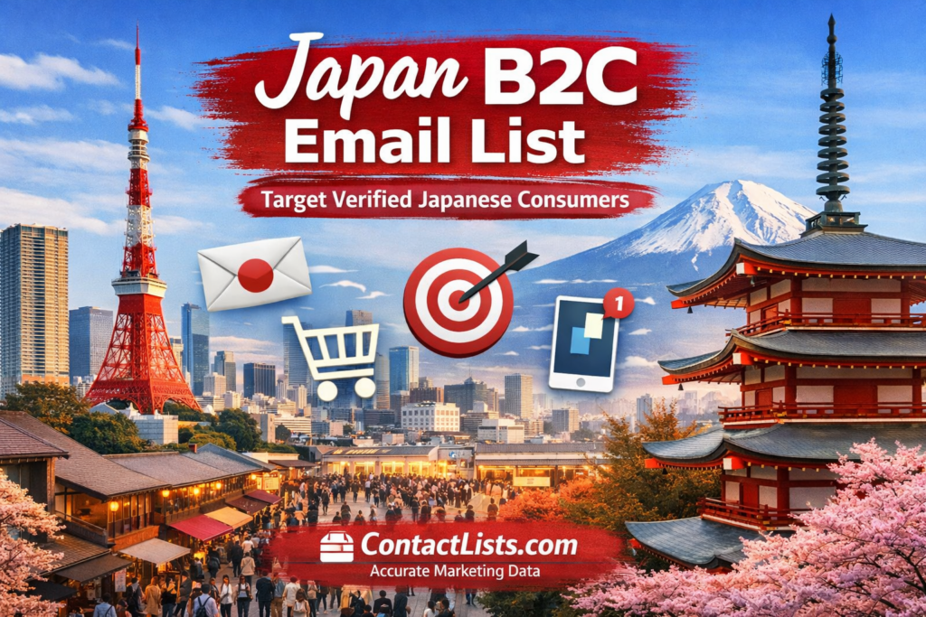 Japan Consumers Email List and Contact Database
