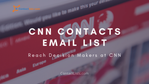 CNN Email List and Contact Database